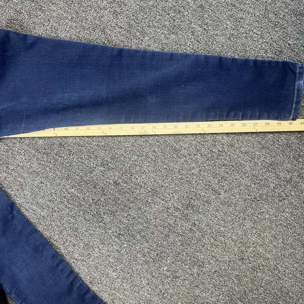 Michael Kors Y2K Skinny Jeans 4 Blue Indigo Denim Classic Minimalist Tapered Leg